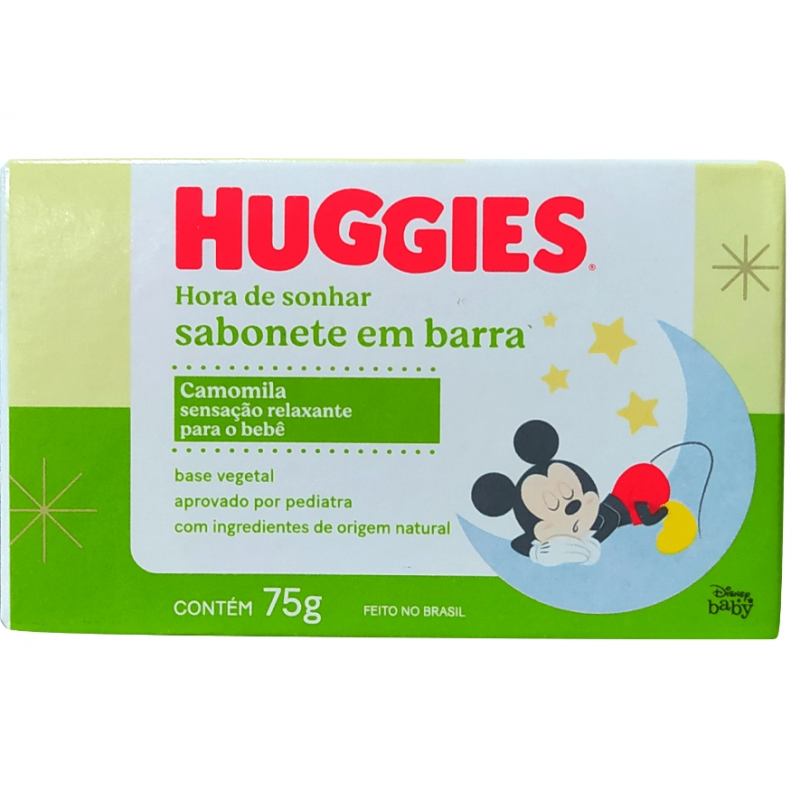 Sabonete HUGGIES Chá De Camomila - Barra 75g